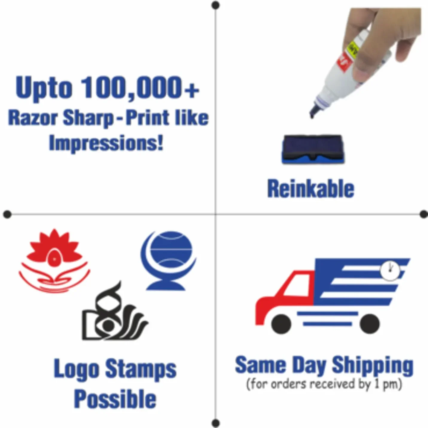 Top-class Versatile Self-inking Stamps